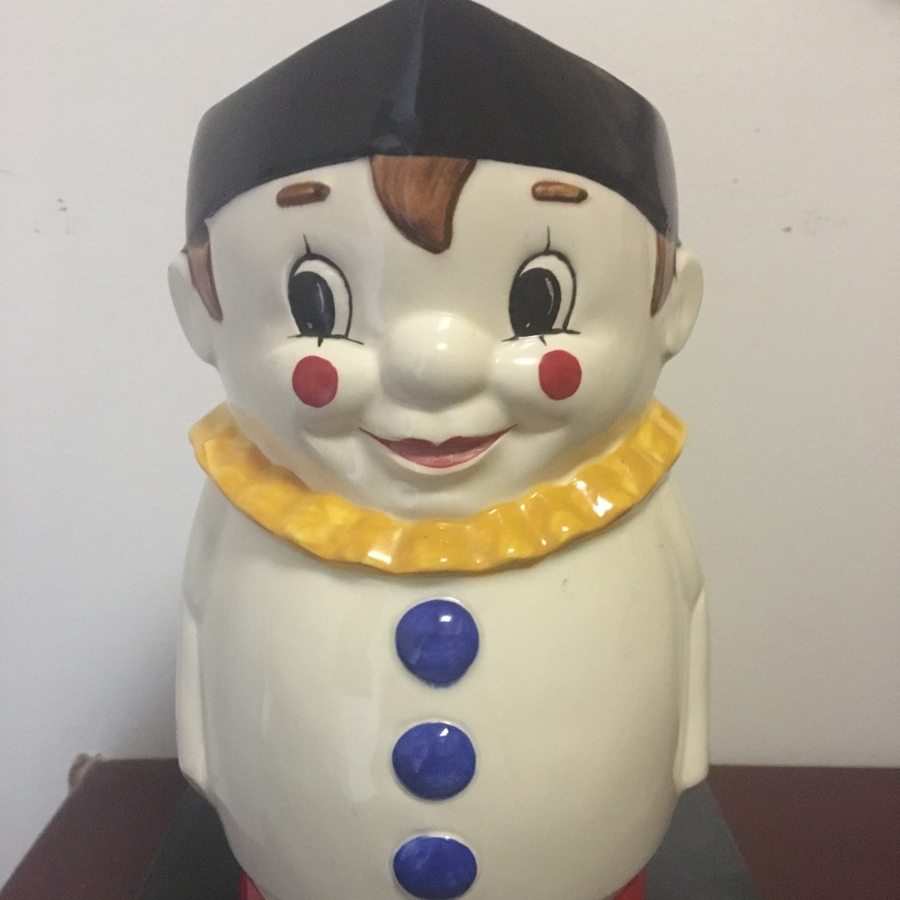 Vintage Goebel clown pitcher